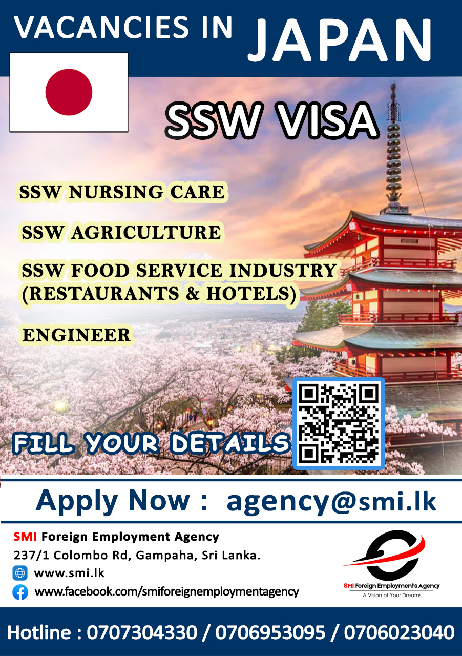 SSW Vacancy in Japan SMI Foreign Employment Agency